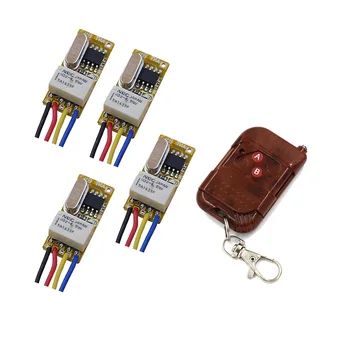 DC3V 3.6V 3.7V 5V 6V 7.4V 9V 12V Micro Remote Control Switch Remote Controller Micro Relay Receiver Remote Switch 315/433Mhz
DC3V 3.6V 3.7V 5V 6V 7.4V 9V 12V Micro Remote Control Switch Remote Controller Micro Relay Receiver Remote Switch 315/433Mhz