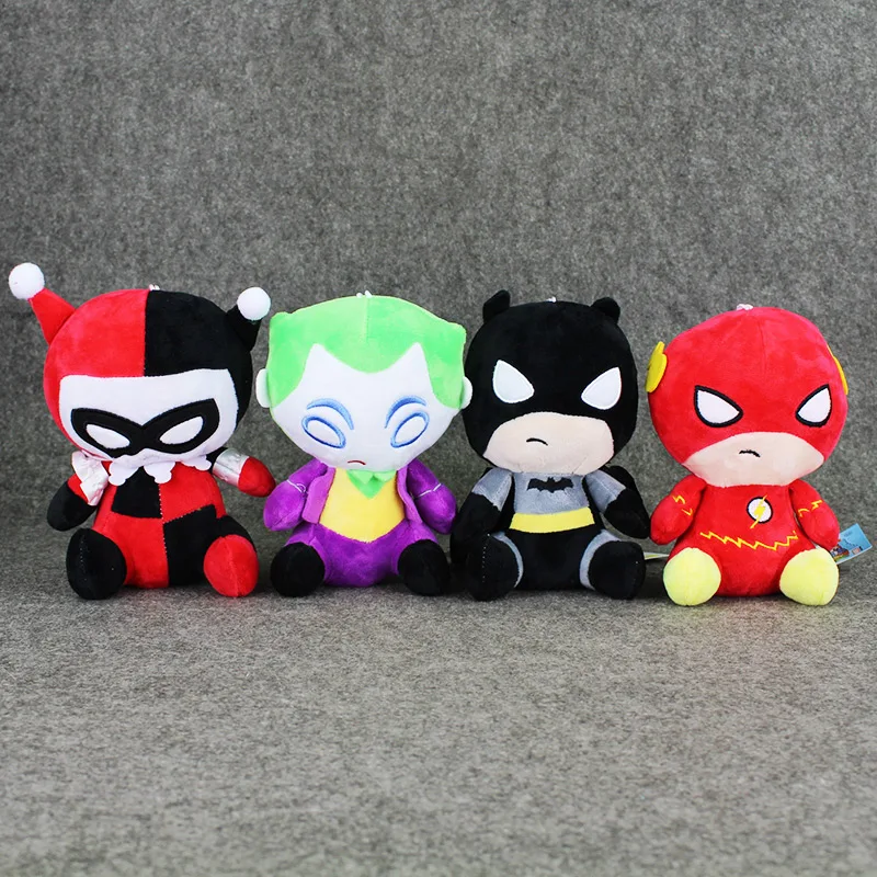 4Styles America Super Heroes Plush Toys The Flash Batman Harley Quinn The Joker Soft Stuffed Dolls 8" 20cm 
4Styles America Super Heroes Plush Toys The Flash Batman Harley Quinn The Joker Soft Stuffed Dolls 8" 20cm