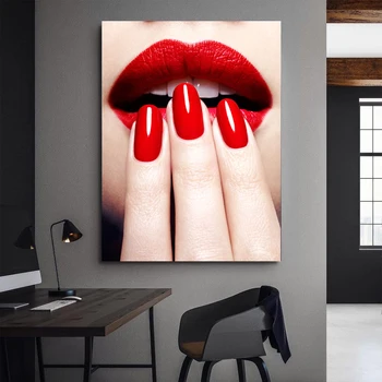 1 Pcs Canvas Art Prints Posters Portrait Red Lips Pictures Wall Art Painting Home Decoration For Living Room No Frame
1 Pcs Canvas Art Prints Posters Portrait Red Lips Pictures Wall Art Painting Home Decoration For Living Room No Frame