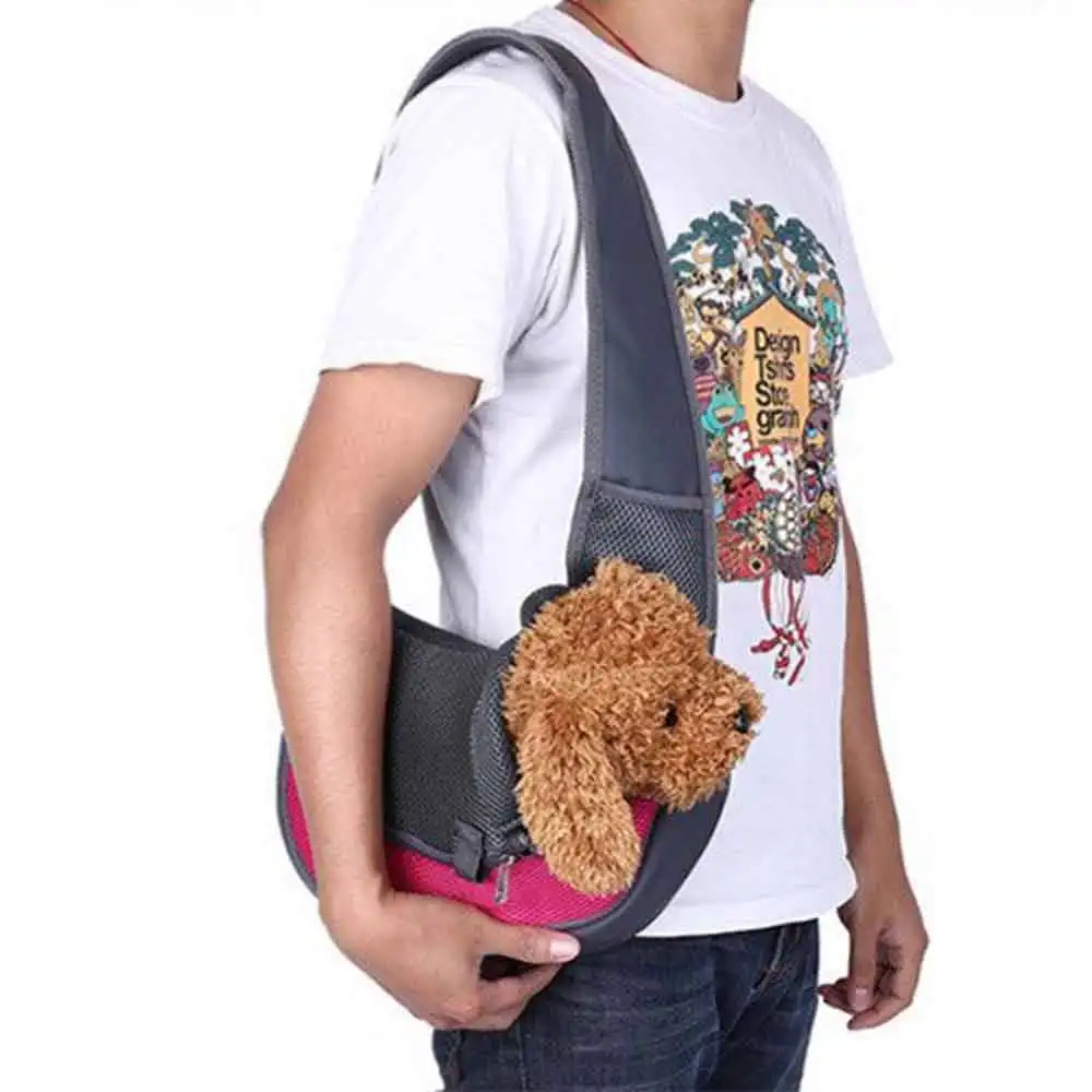 Pet Carrier Sling Breathable Mesh Dog Shoulder Bag Small Dog Sling Front Carrier Comfortable Pet Backpack Carrier Carrying
Pet Carrier Sling Breathable Mesh Dog Shoulder Bag Small Dog Sling Front Carrier Comfortable Pet Backpack Carrier Carrying