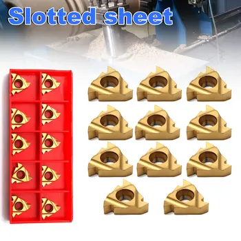 10 Pcs 16IR AG60 Carbide Inserts Durable Lathe CNC Threading Cutting Turning Tool ALI88
10 Pcs 16IR AG60 Carbide Inserts Durable Lathe CNC Threading Cutting Turning Tool ALI88