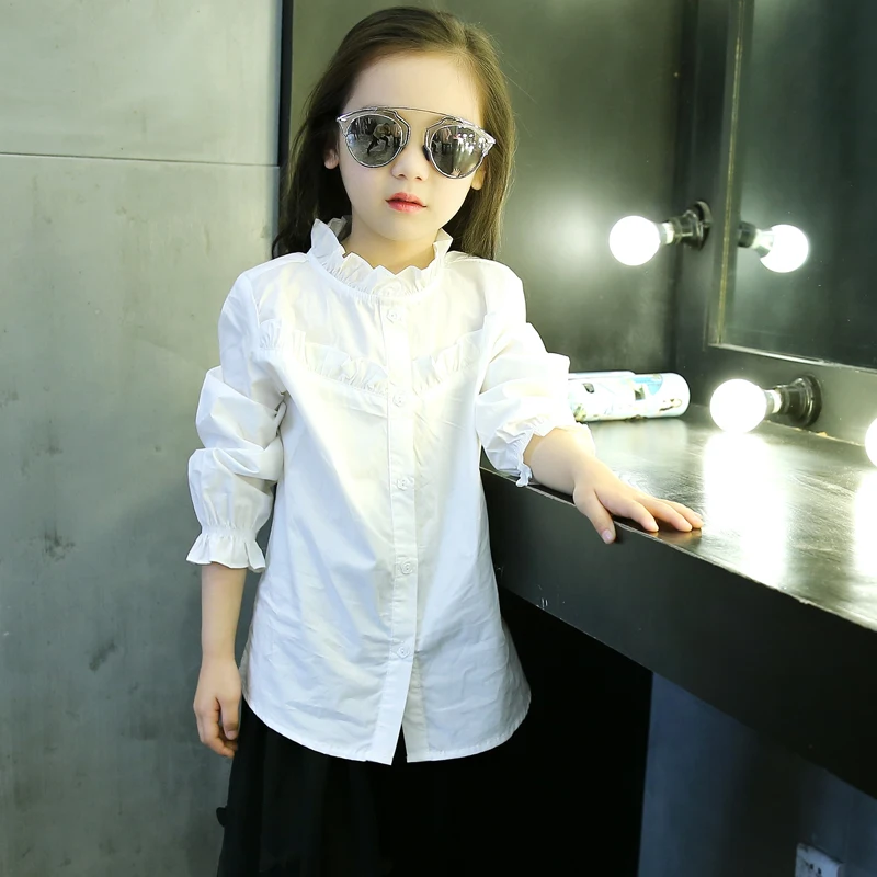 Students White Blouses For Girls School Uniforms Flower Collar Long Sleeve Shirts 4 6 9 8 10 12 Years 2017 Spring Children Tops
Students White Blouses For Girls School Uniforms Flower Collar Long Sleeve Shirts 4 6 9 8 10 12 Years 2017 Spring Children Tops