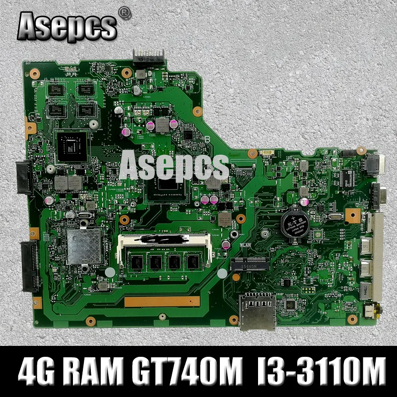 X75VB Laptop motherboard for ASUS X75VB X75VD X75VC X75V Test original mainboard HM76 4G RAM GT740M I3-3110M
X75VB Laptop motherboard for ASUS X75VB X75VD X75VC X75V Test original mainboard HM76 4G RAM GT740M I3-3110M