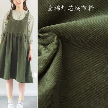 JaneYU Art And Culture, Green Stripe Corduroy, Women's Clothing, Fine Cloth, Spring And Autumn Clothing, Corduroy Strips
JaneYU Art And Culture, Green Stripe Corduroy, Women's Clothing, Fine Cloth, Spring And Autumn Clothing, Corduroy Strips
