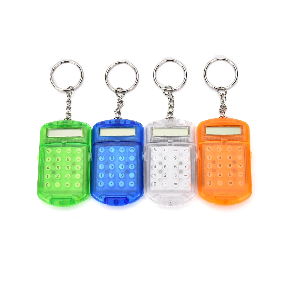 Mini Calculators Mathematics Teaching Supply Plastic Pocket With Keyring 8 Digit Display LCD Screen School Office Accessories
Mini Calculators Mathematics Teaching Supply Plastic Pocket With Keyring 8 Digit Display LCD Screen School Office Accessories