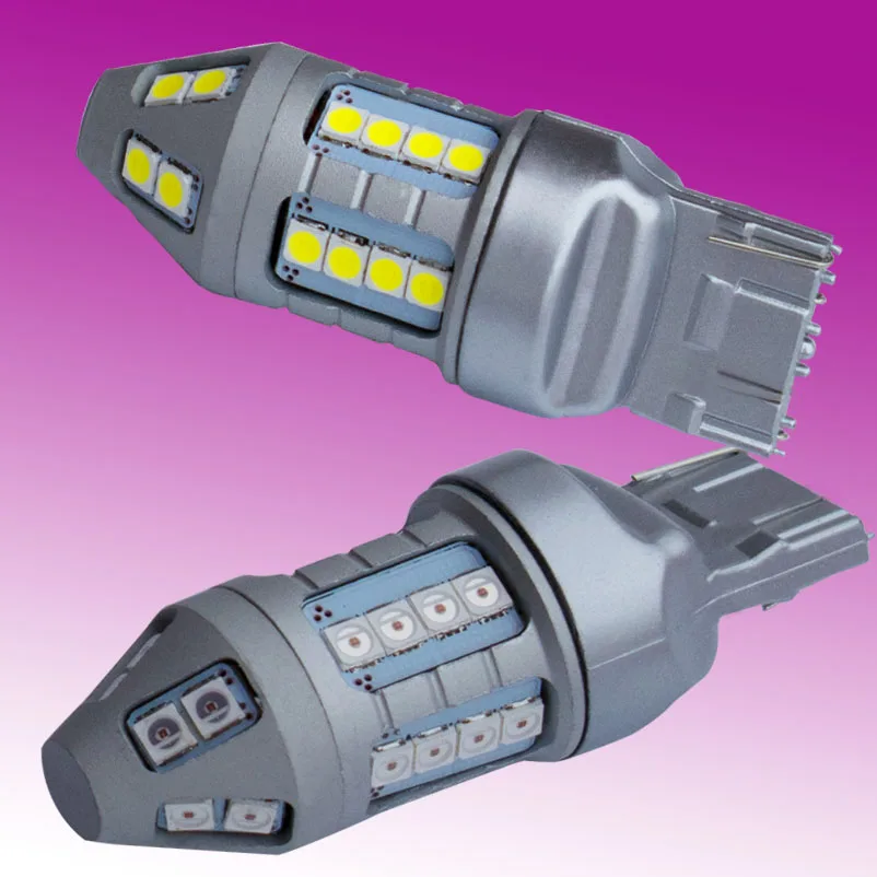

2PCS LED T20 W21W 7440 Super Bright 2000LM canbus no error car styling DRL Daytime Running light bulbs For Infiniti Q50 Q50L