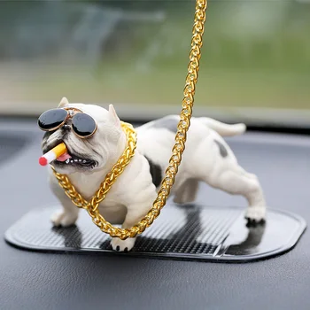 Newest Creative Bulldog Car Ornament Fashion Simulation Bull Dog Doll Auto Interior Accessories Decoration Gift
Newest Creative Bulldog Car Ornament Fashion Simulation Bull Dog Doll Auto Interior Accessories Decoration Gift