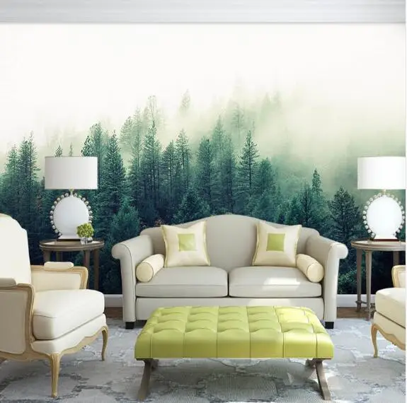 Custom 3d Papel Murals Nature Fog Trees Forest Wallpaper for Sofa Background 3d Wall Photo Mural Wall paper 3D Wall Murals
Custom 3d Papel Murals Nature Fog Trees Forest Wallpaper for Sofa Background 3d Wall Photo Mural Wall paper 3D Wall Murals