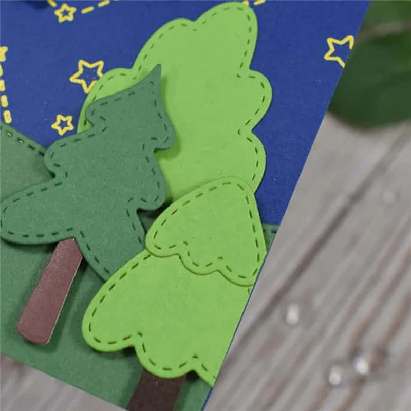 DiyArts 9pcs Forest Builder Metal Cutting Dies Tree for Scrapbooking Card Making Album Embossing Crafts Stencil Craft Die
DiyArts 9pcs Forest Builder Metal Cutting Dies Tree for Scrapbooking Card Making Album Embossing Crafts Stencil Craft Die