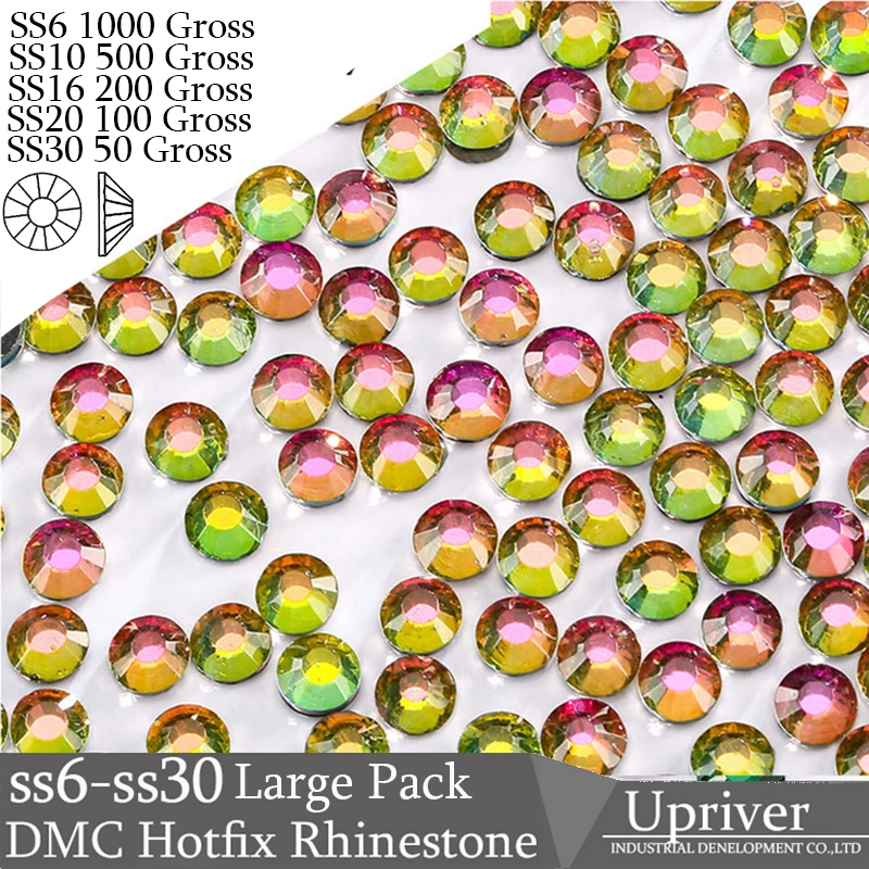 Upriver Wholesale Large Pack Bulk Packing Best Quality Glass SS6 SS10 SS16 SS20 SS30 Rainbow Hotfix Rhinestones
Upriver Wholesale Large Pack Bulk Packing Best Quality Glass SS6 SS10 SS16 SS20 SS30 Rainbow Hotfix Rhinestones