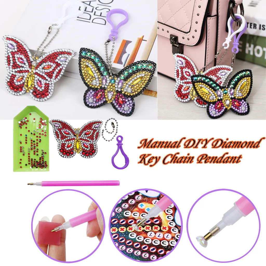 2Pcs 5D Cartoon Keyrings Painting DIY Painting Funny Full Drill Need Jewelry Wild Handbag Keychain
2Pcs 5D Cartoon Keyrings Painting DIY Painting Funny Full Drill Need Jewelry Wild Handbag Keychain