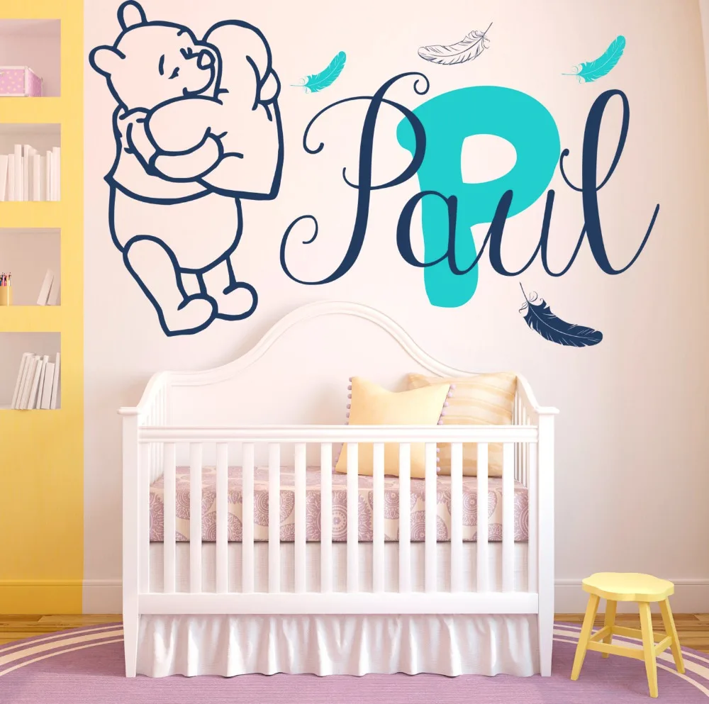 High Quality Grosir Winnie The Pooh Stiker Dinding Kamar Tidur