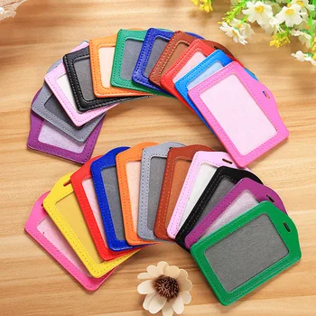 high Quality Pu Card Id Holders Case Pu Business Badge Card Holder Company&office Supplies
high Quality Pu Card Id Holders Case Pu Business Badge Card Holder Company&office Supplies
