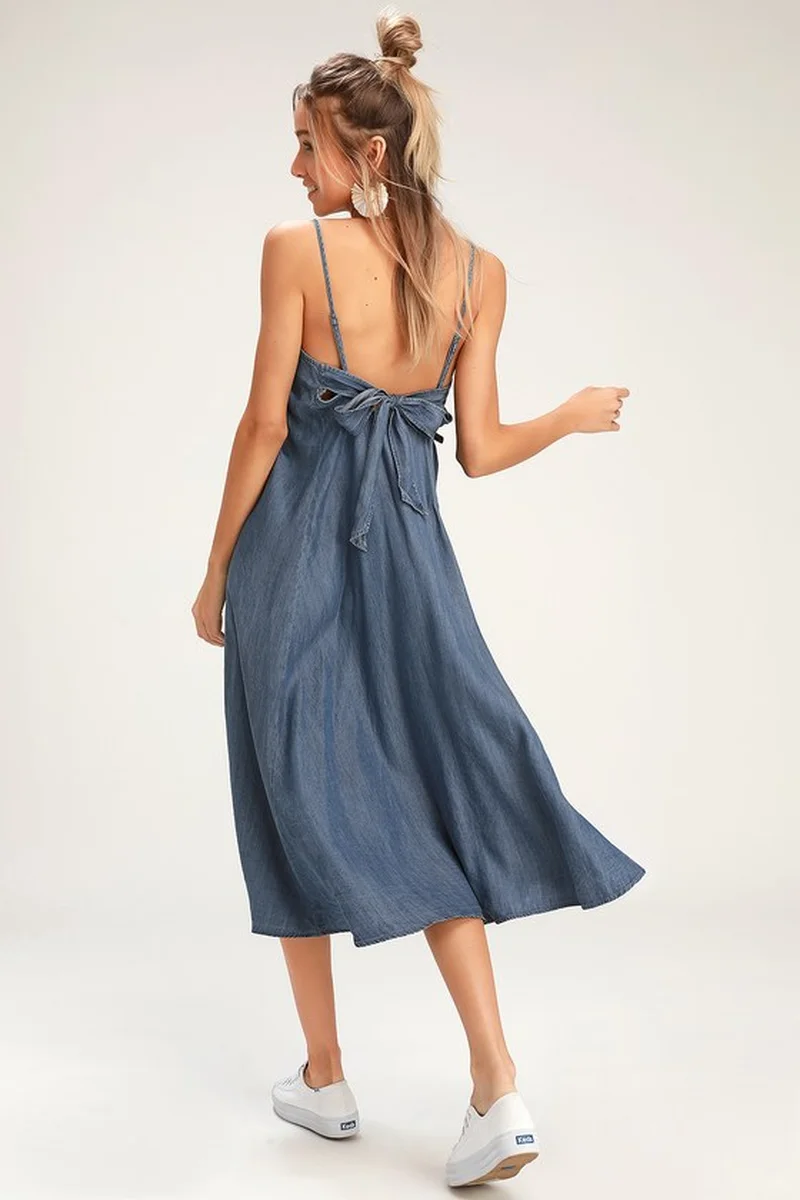 2019 Summer Women Denim Dress Sundress Cotton Sarafan Overall Dress Vintage Blue Bow Tie Sexy Bodycon Jeans Dress Demin
2019 Summer Women Denim Dress Sundress Cotton Sarafan Overall Dress Vintage Blue Bow Tie Sexy Bodycon Jeans Dress Demin