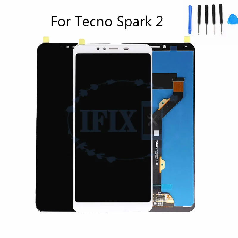 Replacement LCD For Tecno Spark 2 Display with Free Tools Touch Screen Digitizer Assembly for Tecno KA7 Screen Display 6 Inch
Replacement LCD For Tecno Spark 2 Display with Free Tools Touch Screen Digitizer Assembly for Tecno KA7 Screen Display 6 Inch