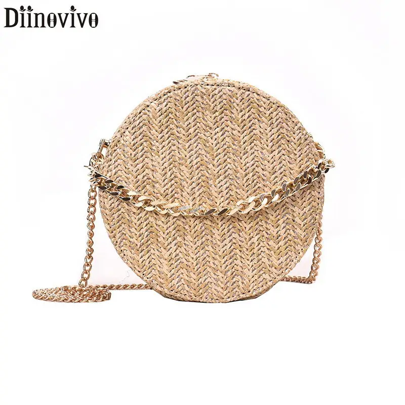 DIINOVIVO Straw Bag Small Round Shoulder Bags For Women 2019 Summer Ratten Bag Beach Circular Bohemia Crossbody Handbag WHDV1073
DIINOVIVO Straw Bag Small Round Shoulder Bags For Women 2019 Summer Ratten Bag Beach Circular Bohemia Crossbody Handbag WHDV1073