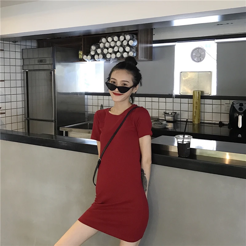 Women's Lovely Dresses Chic Ins Kawaii Casual Loose Thread Short Sleeve Dress Girl Sweet Korean Punk Clothes For Women Casual
Women's Lovely Dresses Chic Ins Kawaii Casual Loose Thread Short Sleeve Dress Girl Sweet Korean Punk Clothes For Women Casual