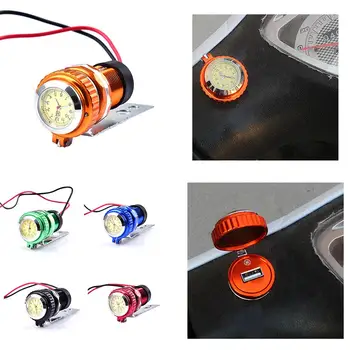 Motorcycle Modified Accessories Car USB With Watch Charger 12V Waterproof Mobile Phone Charger Cigarette Lighter Interior Parts
Motorcycle Modified Accessories Car USB With Watch Charger 12V Waterproof Mobile Phone Charger Cigarette Lighter Interior Parts