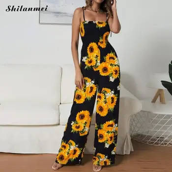 Sexy Sleeveless Jumpsuit Women Long Romper 2019 Summer Lady Fashion Floral Printed Beach Jumpsuit Causal Long Trousers Overalls
Sexy Sleeveless Jumpsuit Women Long Romper 2019 Summer Lady Fashion Floral Printed Beach Jumpsuit Causal Long Trousers Overalls