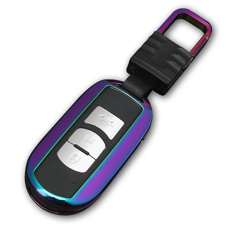 Auto Aluminum Alloy Key Bag High-grade Car Key Case Remote Remote Key Rings Chains for Mazda 3/Mazda 6/ CX-5 / CX-4
Auto Aluminum Alloy Key Bag High-grade Car Key Case Remote Remote Key Rings Chains for Mazda 3/Mazda 6/ CX-5 / CX-4