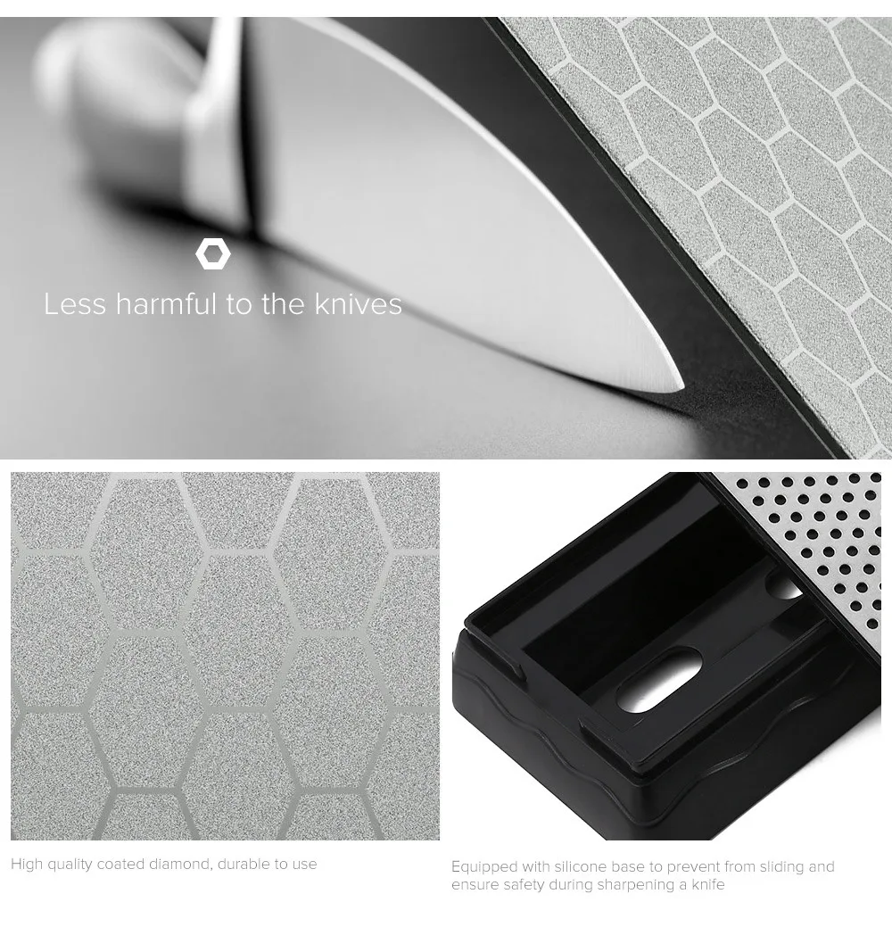 DMD Professional Knife Sharpener Double-sided Diamond Whetstone Kitchen Sharpening Tools 1302B And 1302D Knife Sharpener System08
