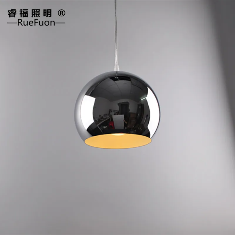 and contracted droplight chrome plating color aluminum art sphere single head restaurant bedroom chandeliers
and contracted droplight chrome plating color aluminum art sphere single head restaurant bedroom chandeliers