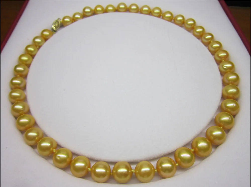 FREE SHIPPING>>18 INCH HUGE 10-11MM NATURAL SOUTH SEA GENUINE GOLDEN PEARL NECKLACE
FREE SHIPPING>>18 INCH HUGE 10-11MM NATURAL SOUTH SEA GENUINE GOLDEN PEARL NECKLACE
