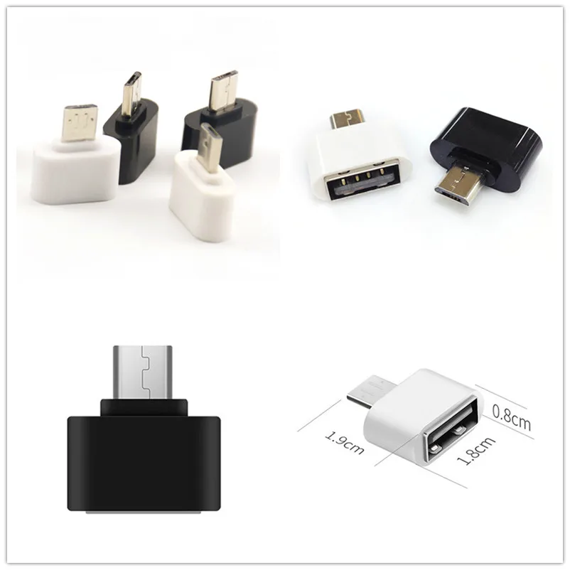 2Pcs 2*1.8cm Micro USB Male to USB Female OTG Adapter Converter for Huawei Xiaomi Android Smartphone Tablet
2Pcs 2*1.8cm Micro USB Male to USB Female OTG Adapter Converter for Huawei Xiaomi Android Smartphone Tablet