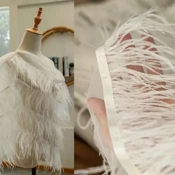 Ostrich hair creative feather long lace Accessories mask illustion textiles fabric dress wedding gauze party tweed fabric A440
Ostrich hair creative feather long lace Accessories mask illustion textiles fabric dress wedding gauze party tweed fabric A440