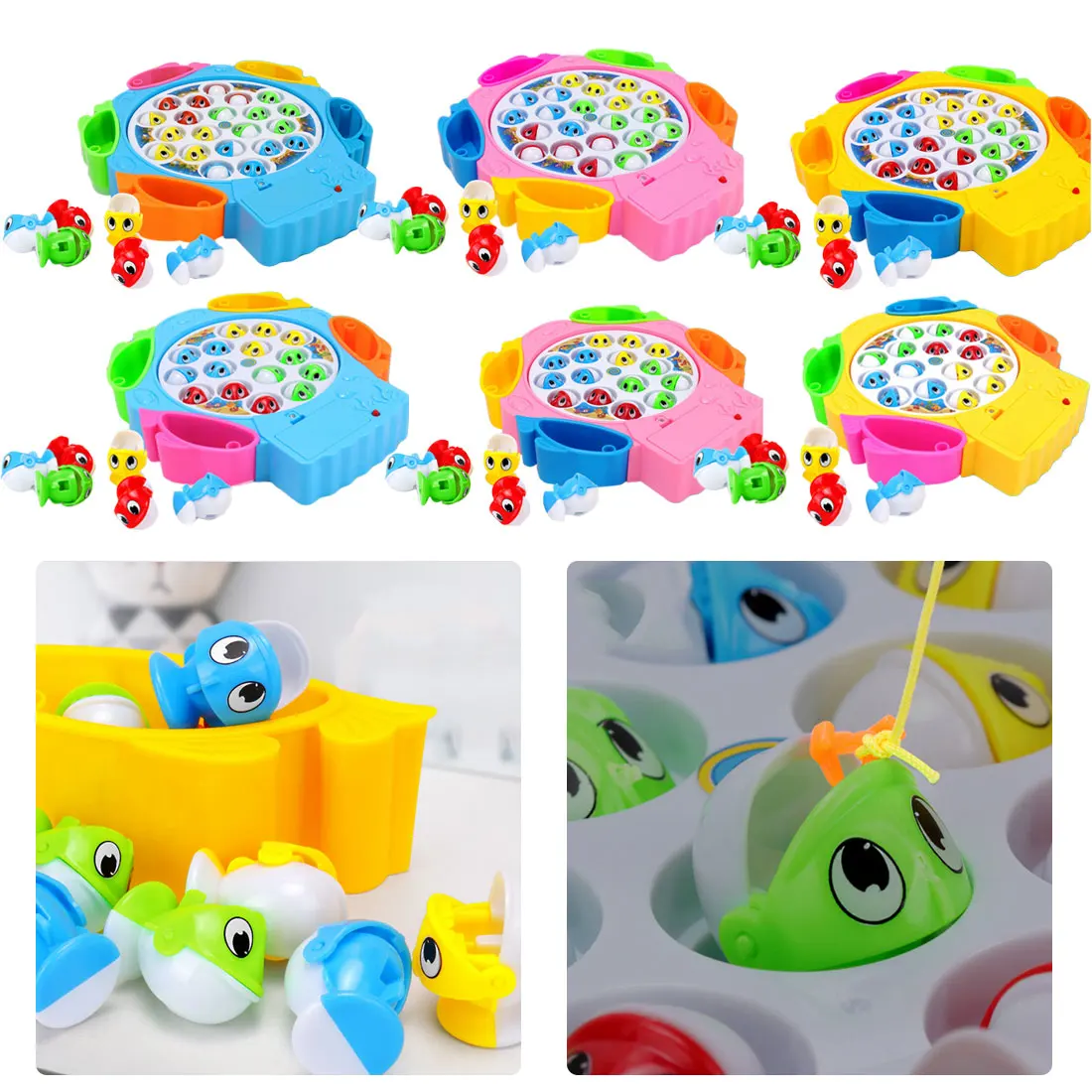 Musical Fishing Rotating Toy Set Fish Game Educational Fishing Toy Child Birthday Gift Baby Educational Toys
Musical Fishing Rotating Toy Set Fish Game Educational Fishing Toy Child Birthday Gift Baby Educational Toys