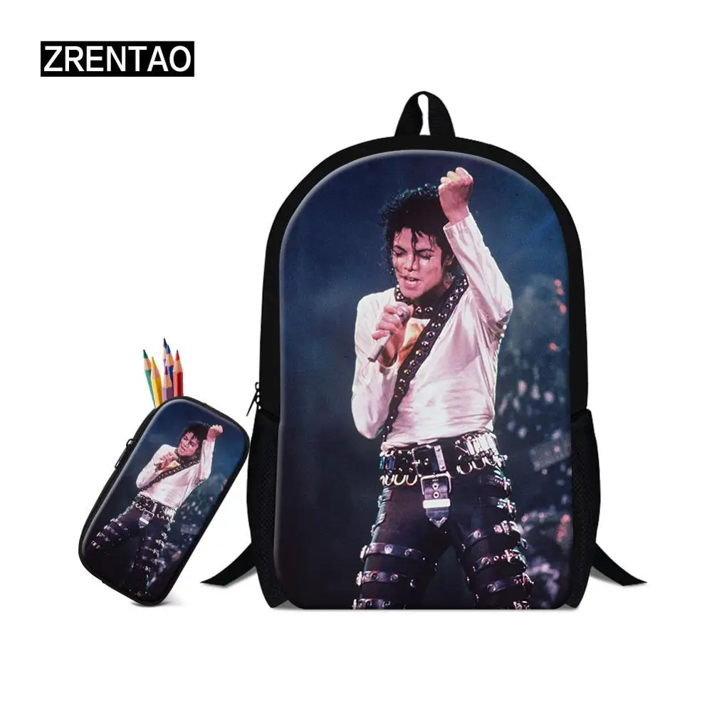 Классические Комплекты школьной сумки MJ micheeljackson Детская сумка Детский рюкзак