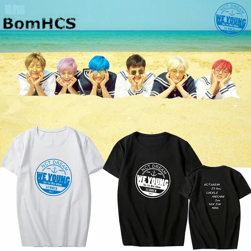 BomHCS Kpop NCT DREAM Album We Young Cotton t shirt Short Sleeve Summer Tee Shirt Unisex Fans
BomHCS Kpop NCT DREAM Album We Young Cotton t shirt Short Sleeve Summer Tee Shirt Unisex Fans