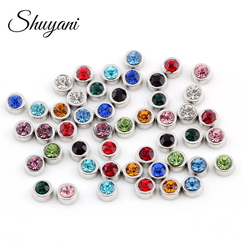 20Pcs Mix Color Round Birthday Stone Floating Locket Charms for Glass Living Memory Locket Pendant Accessory Women
20Pcs Mix Color Round Birthday Stone Floating Locket Charms for Glass Living Memory Locket Pendant Accessory Women