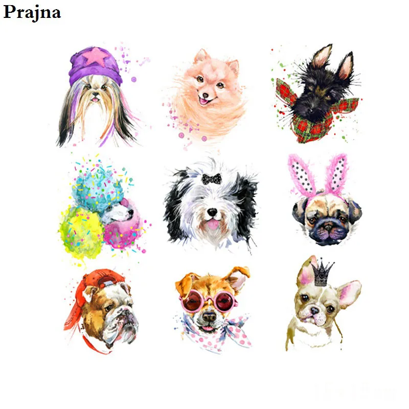 Prajna Cartoon Animals Dogs Heat Transfer Various Kinds Of Iron-On Transfers Thermal Stickers On Clothes For Kids T-shirts Decor
Prajna Cartoon Animals Dogs Heat Transfer Various Kinds Of Iron-On Transfers Thermal Stickers On Clothes For Kids T-shirts Decor