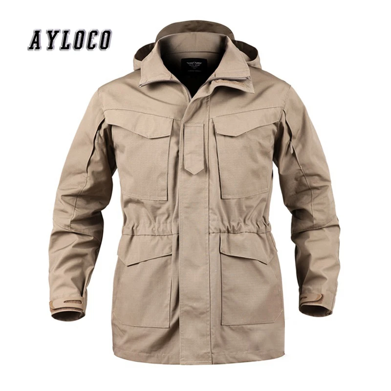 Tactical Military Camouflage Male clothing US Army Tactical Men's Windbreaker Hoodie Field Jacket Outwear
Tactical Military Camouflage Male clothing US Army Tactical Men's Windbreaker Hoodie Field Jacket Outwear