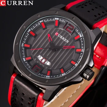 CURREN New Fashion Design Casual Quartz Men Watches Leather Strap Male Clock Display Date Black Wrist Watch Montre Homme
CURREN New Fashion Design Casual Quartz Men Watches Leather Strap Male Clock Display Date Black Wrist Watch Montre Homme
