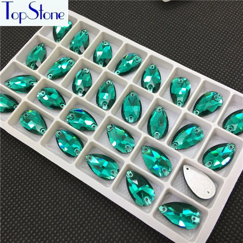 Pear Drop Sew on Stone Glass Crystal Rhinestone Green Zircon Color Flatback 2 Holes Teardrop Sewing for dress clothing
Pear Drop Sew on Stone Glass Crystal Rhinestone Green Zircon Color Flatback 2 Holes Teardrop Sewing for dress clothing
