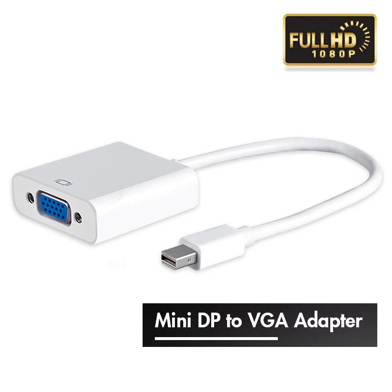 Hxairt Mini DP to VGA Video Adapter 1080p Thunderbolt Display Port to VGA Cables For Macbook Pro Air
Hxairt Mini DP to VGA Video Adapter 1080p Thunderbolt Display Port to VGA Cables For Macbook Pro Air