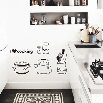 art new design home decoration removable vinyl kitchen tools Wall Sticker interesting colorful decals for cabinet in rooms
art new design home decoration removable vinyl kitchen tools Wall Sticker interesting colorful decals for cabinet in rooms