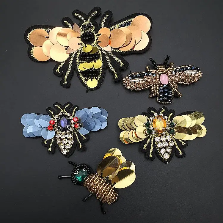 Beaded Sequins Cute BEES COOL FASHION Sew on Crystal Pearl Patch for Clothes Beaded Applique Cute Patch
Beaded Sequins Cute BEES COOL FASHION Sew on Crystal Pearl Patch for Clothes Beaded Applique Cute Patch