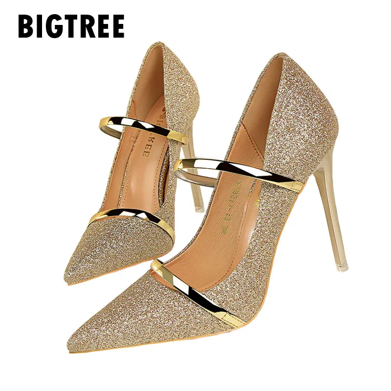 Gold Bling Mary Janes Women pumps Fashion Sequined Thin high heels Spring Summer Shoes Elegant Party Wedding Bridal shoes woman
Gold Bling Mary Janes Women pumps Fashion Sequined Thin high heels Spring Summer Shoes Elegant Party Wedding Bridal shoes woman