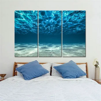 Blue Ocean Sea Wall Art Decor Poster Artworks Homes 3 Panel Canvas Prints Picture Seaview Bottom View Beneath Surface Modern
Blue Ocean Sea Wall Art Decor Poster Artworks Homes 3 Panel Canvas Prints Picture Seaview Bottom View Beneath Surface Modern