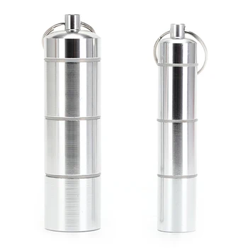 Worldwide Keychain Pill Box WaterProof Aluminum Drug Pill Cases Bottle Holder Container For Medicines Pillbox
Worldwide Keychain Pill Box WaterProof Aluminum Drug Pill Cases Bottle Holder Container For Medicines Pillbox