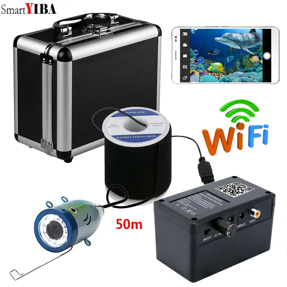 SmartYIBA Wifi Wireless Fish Finder Sea Lake Fishing Detector Underwater Fish Camera &Inspection Camera Video Fish Finder
SmartYIBA Wifi Wireless Fish Finder Sea Lake Fishing Detector Underwater Fish Camera &Inspection Camera Video Fish Finder