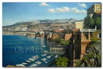 Hand Painted Impressionist Landscape Oil Painting Aegean Seaside Cheap Abstract Art Wall Decor Bedroom Wall Pictures
Hand Painted Impressionist Landscape Oil Painting Aegean Seaside Cheap Abstract Art Wall Decor Bedroom Wall Pictures