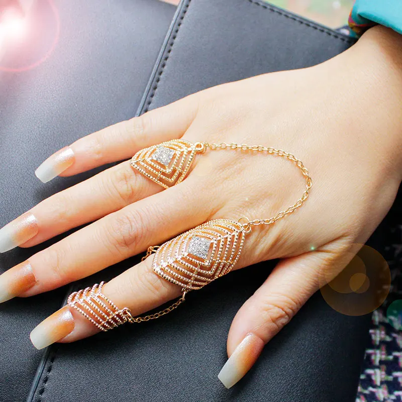 F&U Zinc Alloy Gold and Silver Plated Pierced Chain Links Ring Fashion Trendy Europe Popular Style Links Ring R075
F&U Zinc Alloy Gold and Silver Plated Pierced Chain Links Ring Fashion Trendy Europe Popular Style Links Ring R075
