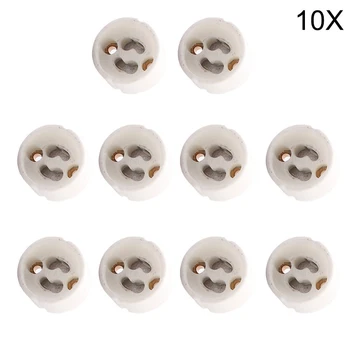 10x LED Strip Connector GU10 Socket For Halogen Ceramic Light Bulb Lamps Holder Base Wire Jack
10x LED Strip Connector GU10 Socket For Halogen Ceramic Light Bulb Lamps Holder Base Wire Jack