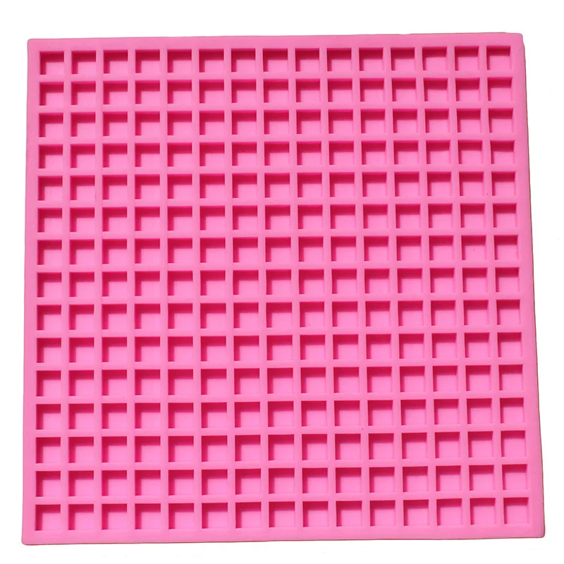 225 Hole Square Chocolate Nougat Hard Candy Fondant Mold 3D Craft Cake Decorating Ice Tray Jelly Silicone Molds Kitchen Baking
225 Hole Square Chocolate Nougat Hard Candy Fondant Mold 3D Craft Cake Decorating Ice Tray Jelly Silicone Molds Kitchen Baking