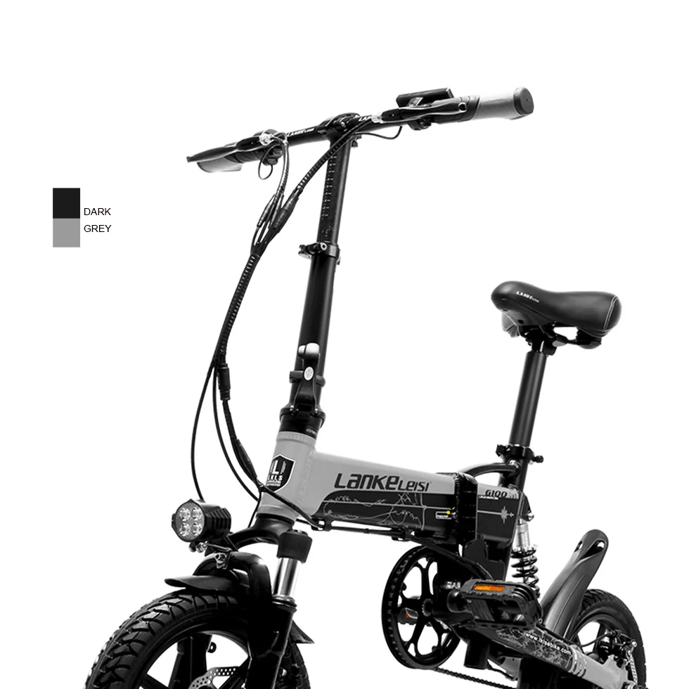 Flash Deal Electric bicycle to help travel small lithium battery new generation driving battery folding electric bicycle 14 inch mini bicyc 29