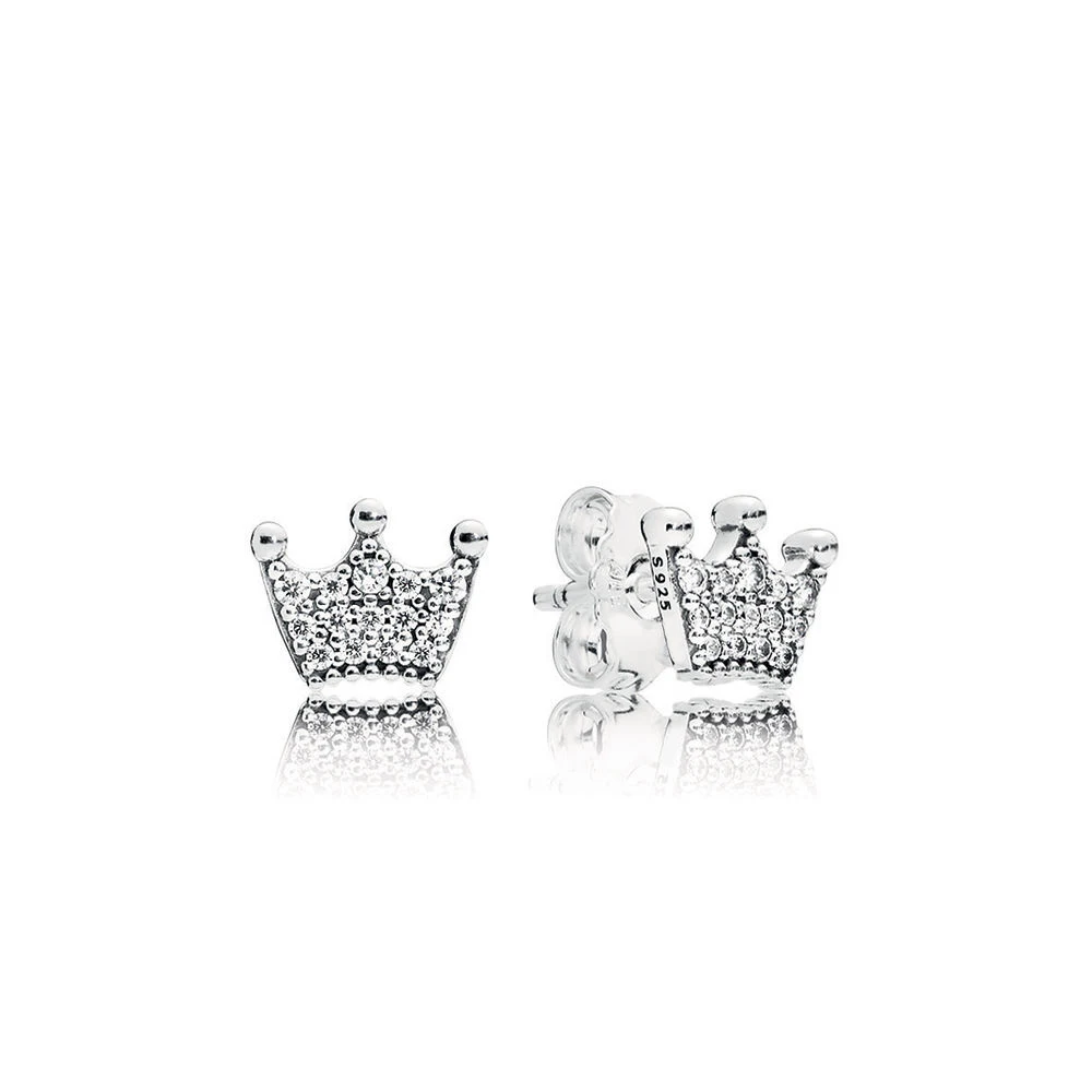 COSEN PAN 1:1 Original Sterling Silver 925 Earrings Enchanted Crowns Stud Earrings, Clear CZ Jewelry for Women Gift 297127CZ
COSEN PAN 1:1 Original Sterling Silver 925 Earrings Enchanted Crowns Stud Earrings, Clear CZ Jewelry for Women Gift 297127CZ